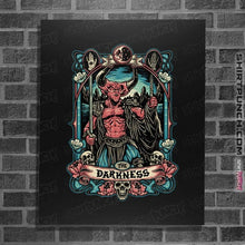 Load image into Gallery viewer, Daily_Deal_Shirts Posters / 4&quot;x6&quot; / Black The Darkness Crest
