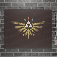 Load image into Gallery viewer, Shirts Posters / 4&quot;x6&quot; / Dark Chocolate True Hyrule Power
