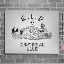 Load image into Gallery viewer, Shirts Posters / 4&quot;x6&quot; / White RIP Norwegian Blue

