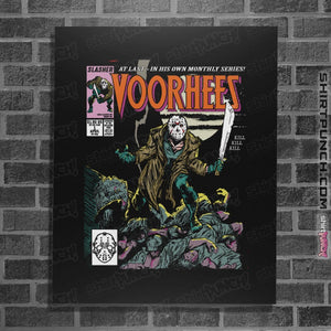 Shirts Posters / 4"x6" / Black Voorhees Wolverine