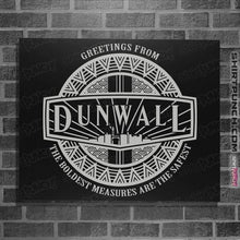 Load image into Gallery viewer, Shirts Posters / 4&quot;x6&quot; / Black Greetings From Dunwall
