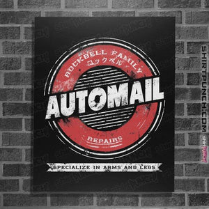 Secret_Shirts Posters / 4"x6" / Black Automail