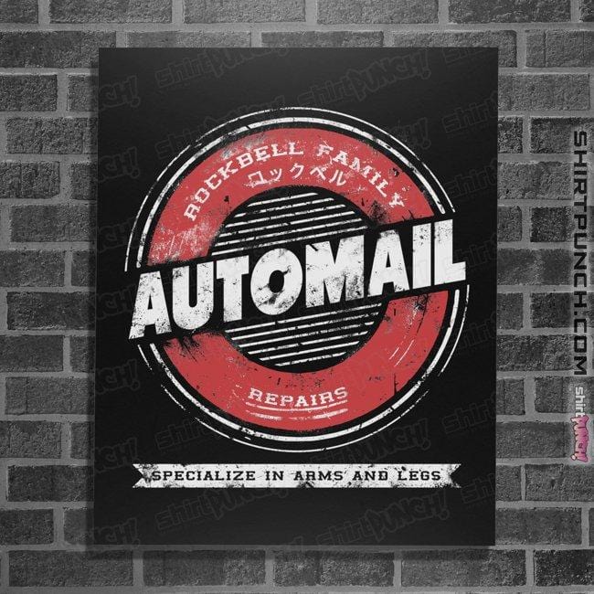 Secret_Shirts Posters / 4"x6" / Black Automail