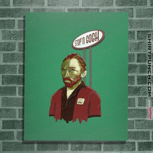 Shirts Posters / 4"x6" / Irish Green Stop 'N Gogh