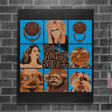 Load image into Gallery viewer, Daily_Deal_Shirts Posters / 4&quot;x6&quot; / Black The Maze Bunch
