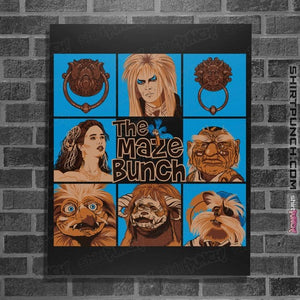 Daily_Deal_Shirts Posters / 4"x6" / Black The Maze Bunch