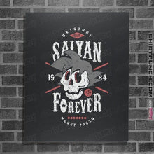 Load image into Gallery viewer, Shirts Posters / 4&quot;x6&quot; / Dark Heather Saiyan Forever
