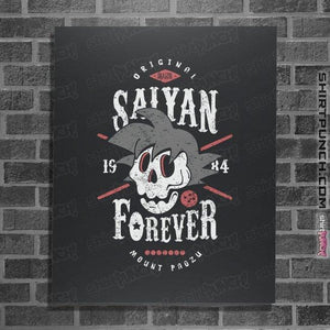 Shirts Posters / 4"x6" / Dark Heather Saiyan Forever