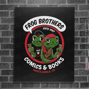 Shirts Posters / 4"x6" / Black Frog Brothers Comics