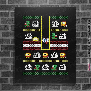 Shirts Posters / 4"x6" / Black I Dig Christmas