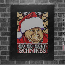 Load image into Gallery viewer, Shirts Posters / 4&quot;x6&quot; / Black Holy Schnikes
