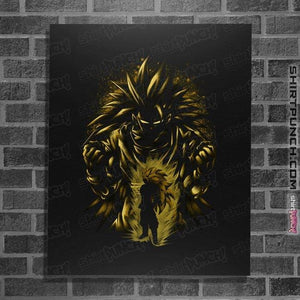 Shirts Posters / 4"x6" / Black Super Attack SSJ3