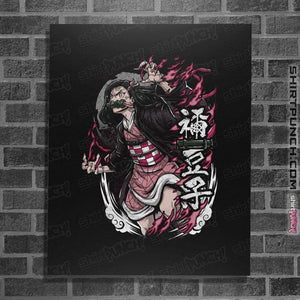 Shirts Posters / 4"x6" / Black Nezuko Rage