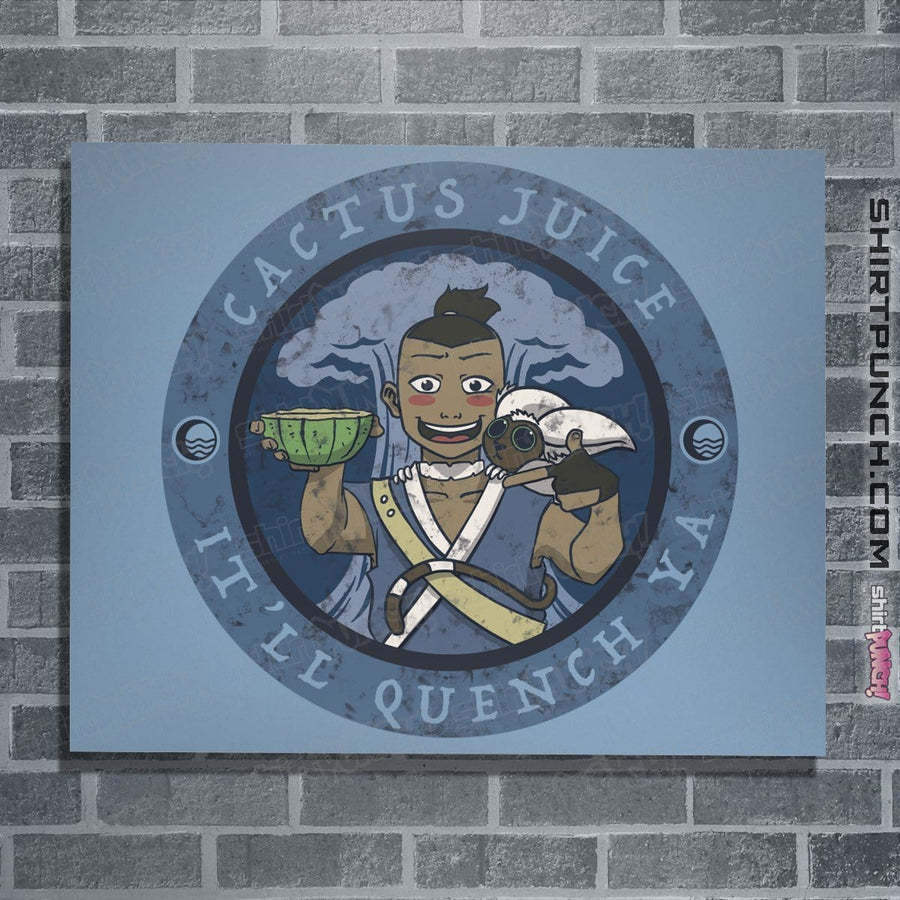 Shirts Posters / 4"x6" / Powder Blue Cactus Juice
