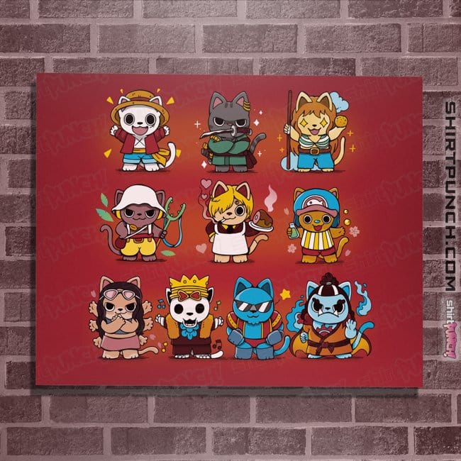 Daily_Deal_Shirts Posters / 4"x6" / Red Pirate Kittens