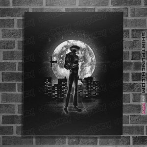 Shirts Posters / 4"x6" / Black Moonlight Cowboy