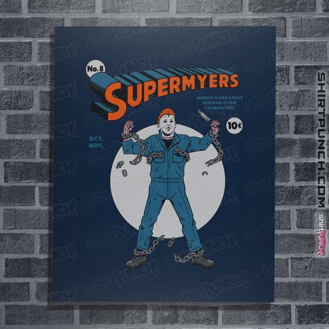 Secret_Shirts Posters / 4"x6" / Navy Super Myers