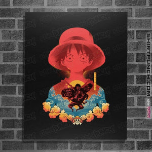 Shirts Posters / 4"x6" / Black Luffy Shadow
