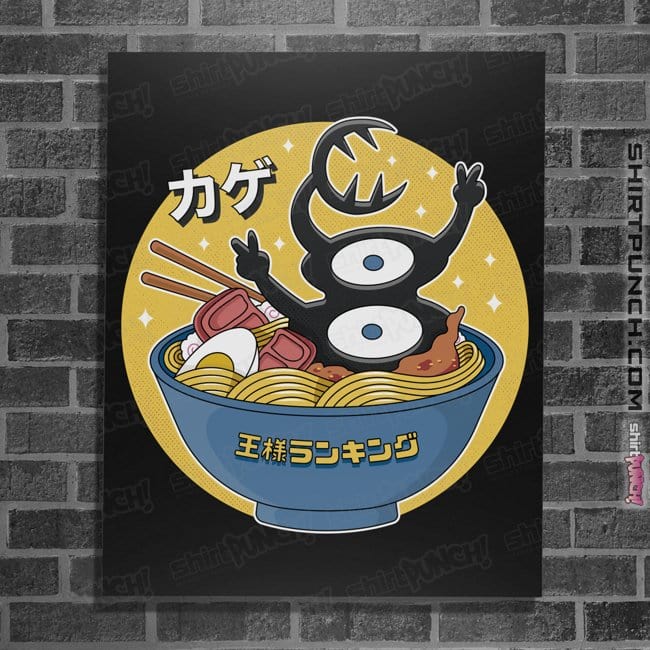 Shirts Posters / 4"x6" / Black Kage Ramen