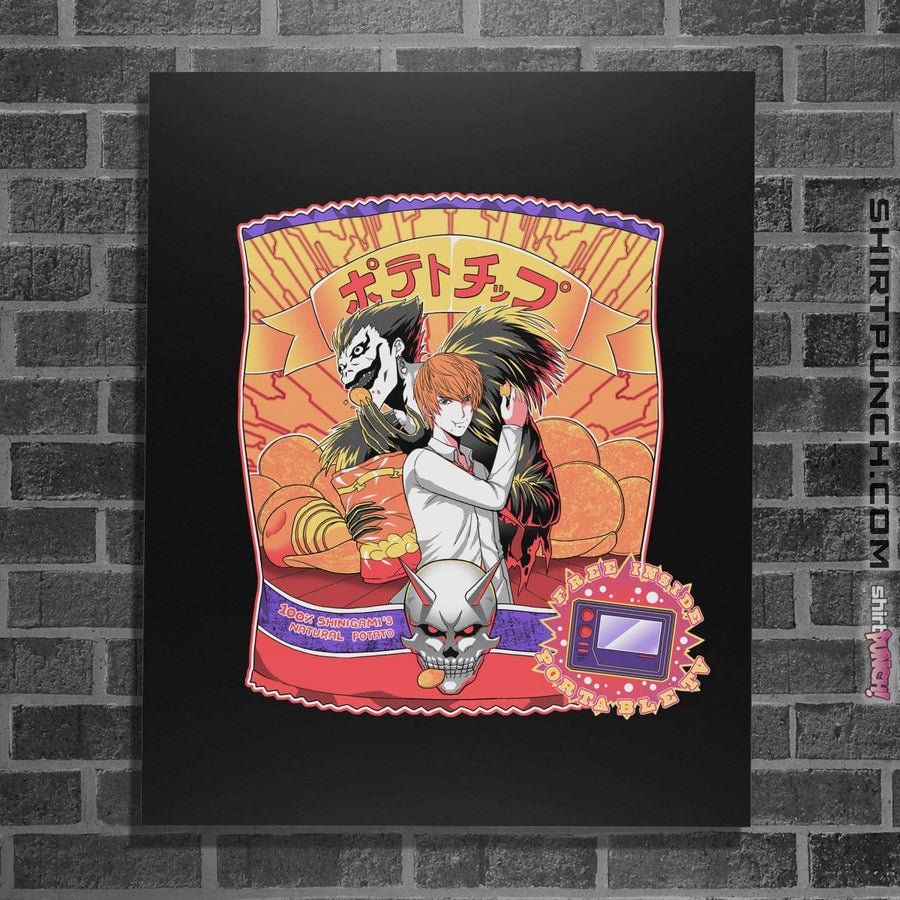Shirts Posters / 4"x6" / Black Death Chips