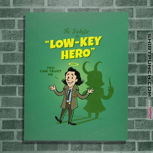 Secret_Shirts Posters / 4"x6" / Irish Green Low-Key Hero