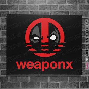 Daily_Deal_Shirts Posters / 4"x6" / Black Weapon X Athletic