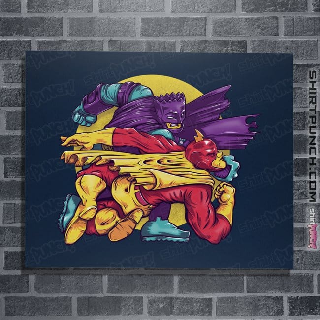 Daily_Deal_Shirts Posters / 4"x6" / Navy The Bart Knight