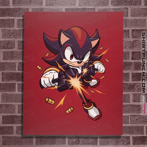 Daily_Deal_Shirts Posters / 4"x6" / Red PG-13 Hedgehog