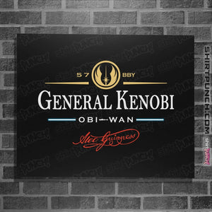 Shirts Posters / 4"x6" / Black General Kenobi