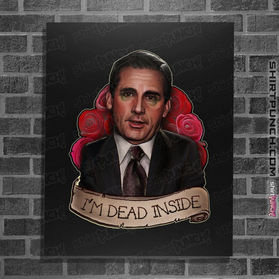 Shirts Posters / 4"x6" / Black Dead Inside