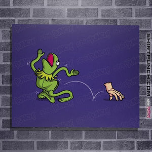 Secret_Shirts Posters / 4"x6" / Violet Empty Frog