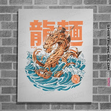 Load image into Gallery viewer, Daily_Deal_Shirts Posters / 4&quot;x6&quot; / White Ramen Dragon
