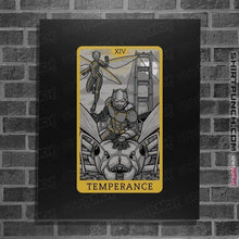 Load image into Gallery viewer, Shirts Posters / 4&quot;x6&quot; / Black Tarot Temperance
