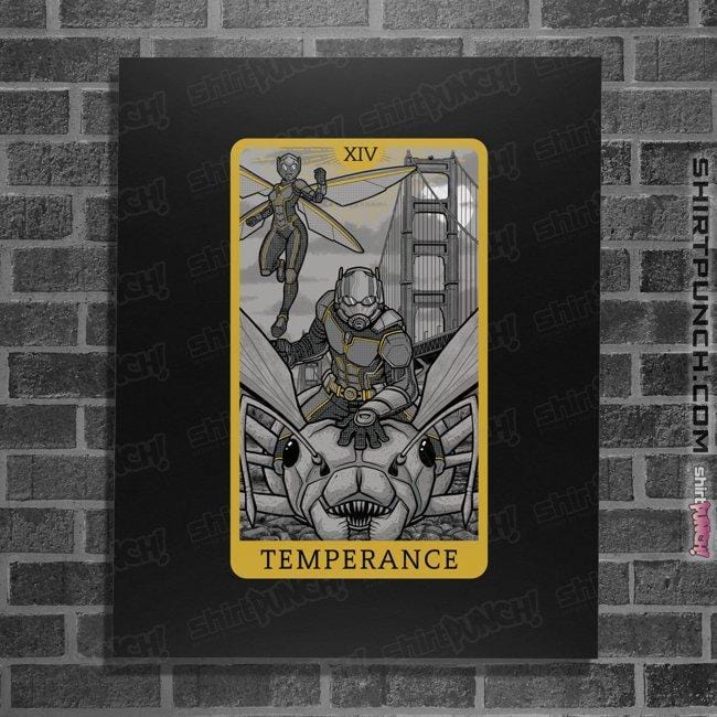 Shirts Posters / 4"x6" / Black Tarot Temperance