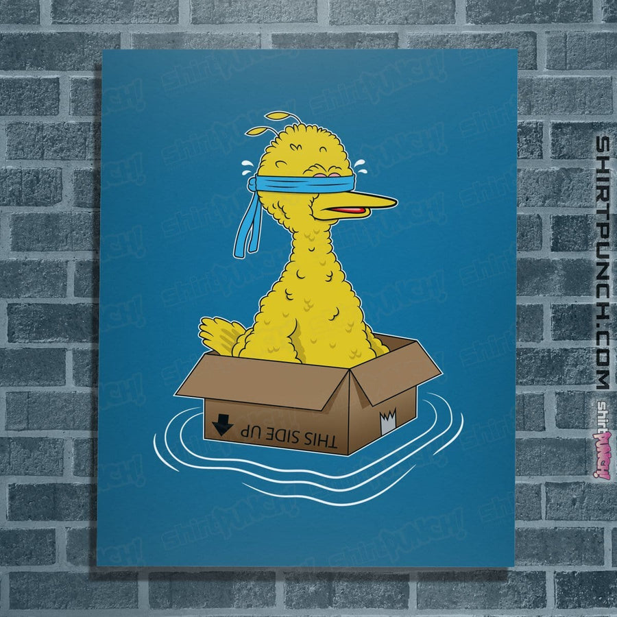 Shirts Posters / 4"x6" / Sapphire Big Bird Box