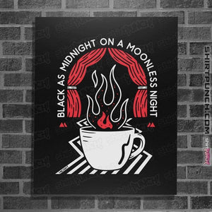 Secret_Shirts Posters / 4"x6" / Black Moonless Night