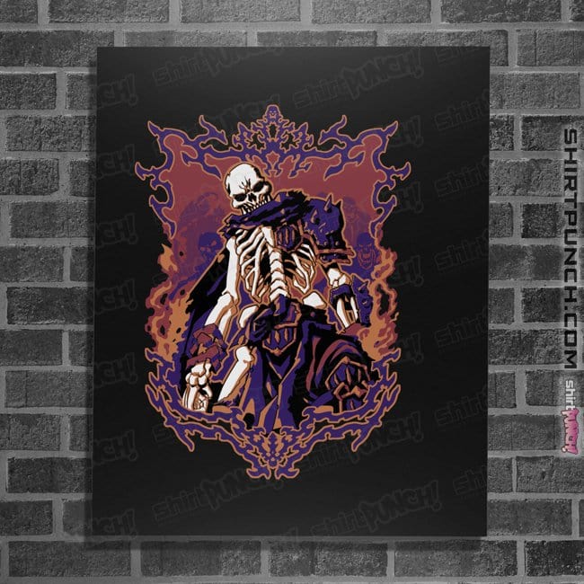 Shirts Posters / 4"x6" / Black Skull Monster