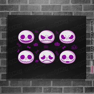 Daily_Deal_Shirts Posters / 4"x6" / Black Jack Faces