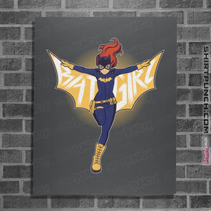 Shirts Posters / 4"x6" / Charcoal Bat Girl