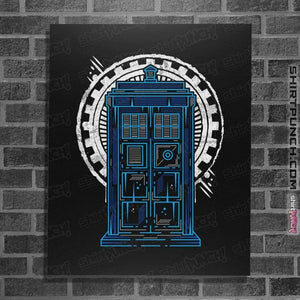 Shirts Posters / 4"x6" / Black Doctor Time and Space