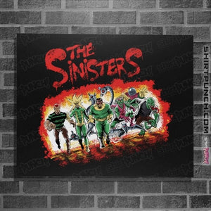 Daily_Deal_Shirts Posters / 4"x6" / Black The Sinisters
