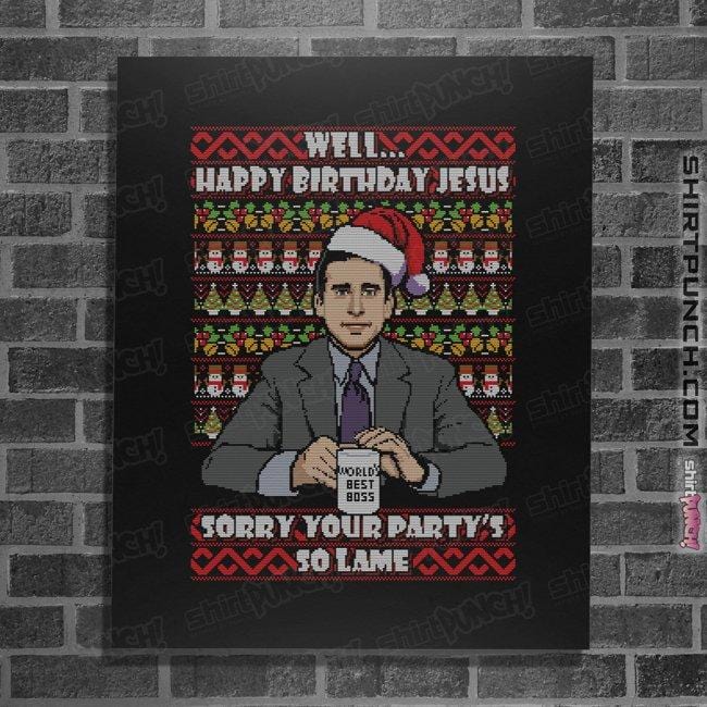Shirts Posters / 4"x6" / Black Lame Party