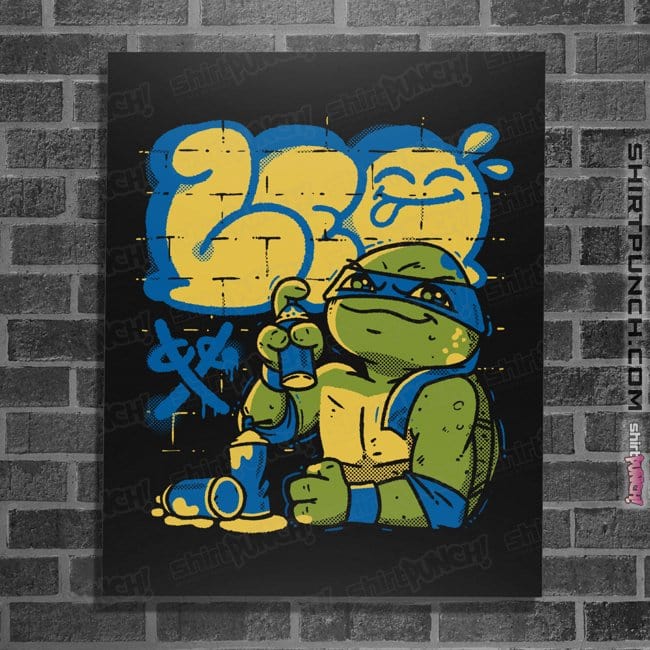 Daily_Deal_Shirts Posters / 4"x6" / Black Leo Bomb