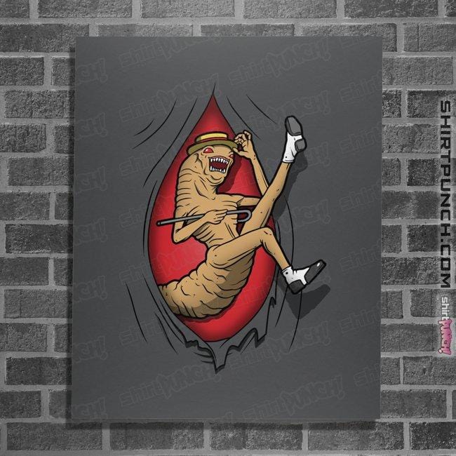 Shirts Posters / 4"x6" / Charcoal Hello Ma Honey