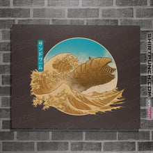 Load image into Gallery viewer, Daily_Deal_Shirts Posters / 4&quot;x6&quot; / Dark Chocolate The Great Wave off Arrakis
