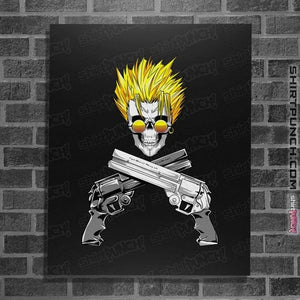 Shirts Posters / 4"x6" / Black Stampede Skull