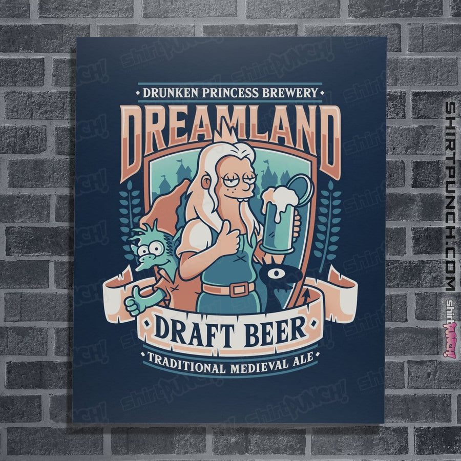 Shirts Posters / 4"x6" / Navy Dreamland Draft