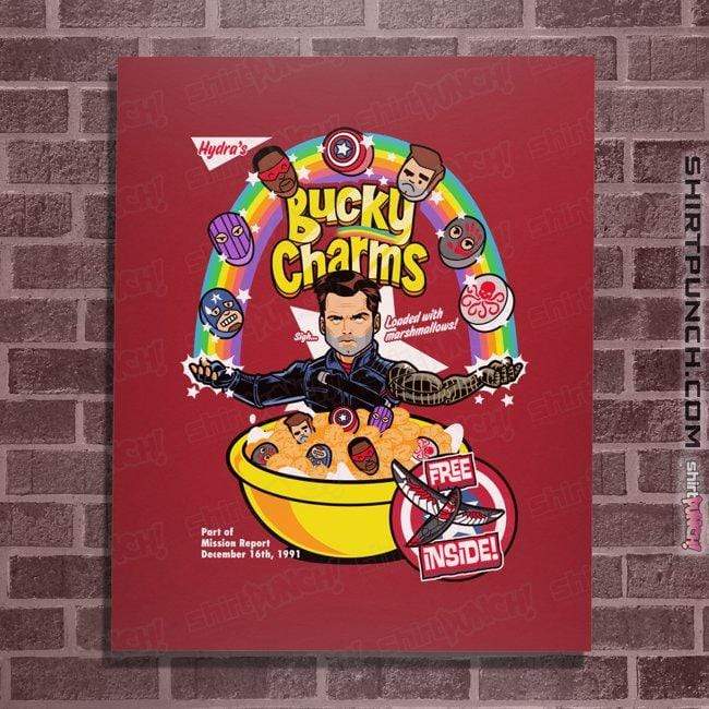 Shirts Posters / 4"x6" / Red Bucky Charms