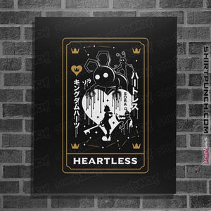 Secret_Shirts Posters / 4"x6" / Black Heartless Tarot Card