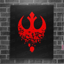 Load image into Gallery viewer, Shirts Posters / 4&quot;x6&quot; / Black Fractured Rebellion
